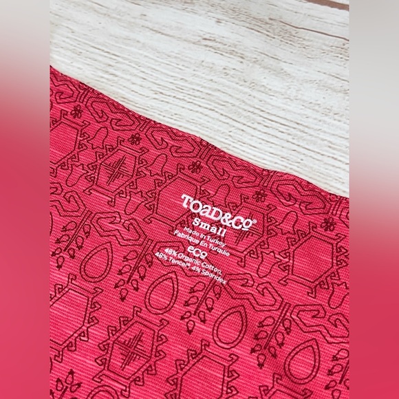 Toad&Co Red Patterned Dress - Picture 4 of 9